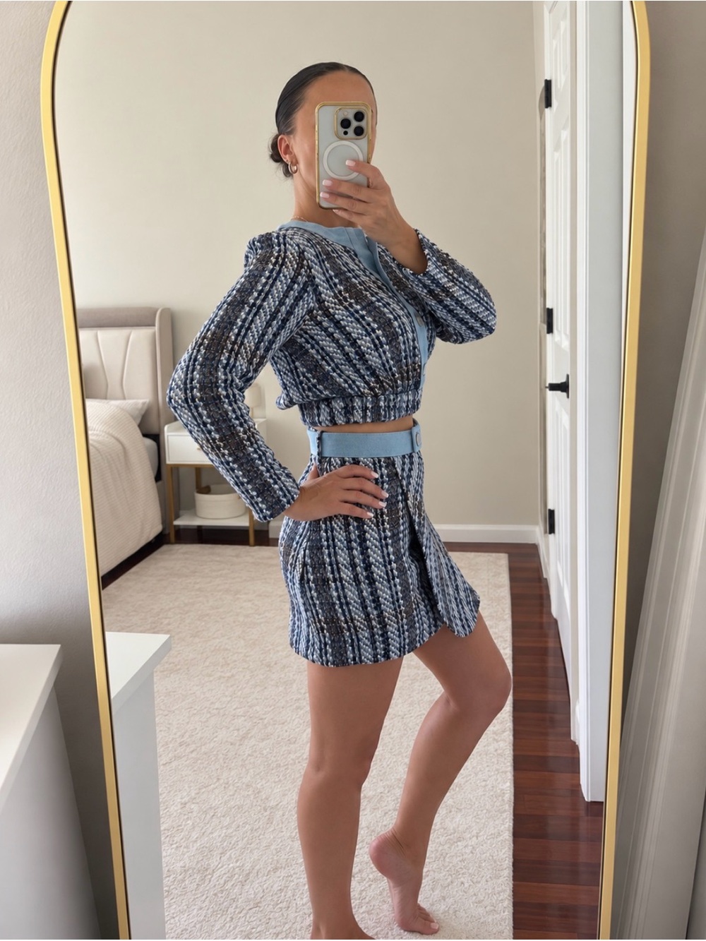 ZARA Tweed Two-Piece Set 💙